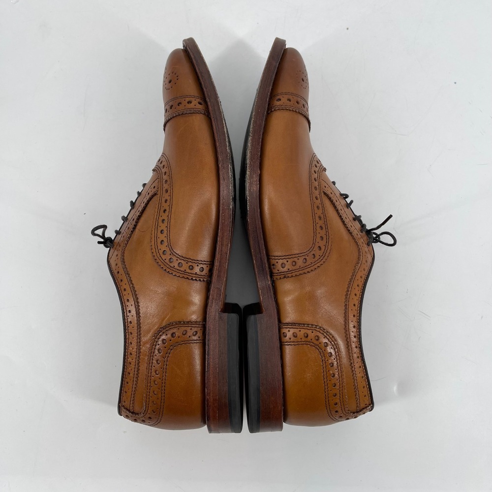 Allen Edmonds Oxfords Strand Cap Toe Wingtip Brogue Leather Dress Shoes 8.5 D - Picture 7 of 9